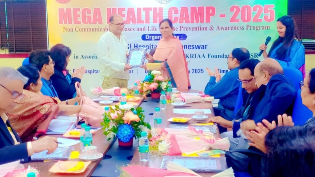 MEGA HEALTH CAMP by JJWT in collaboration with ESI Hospital, BBSR